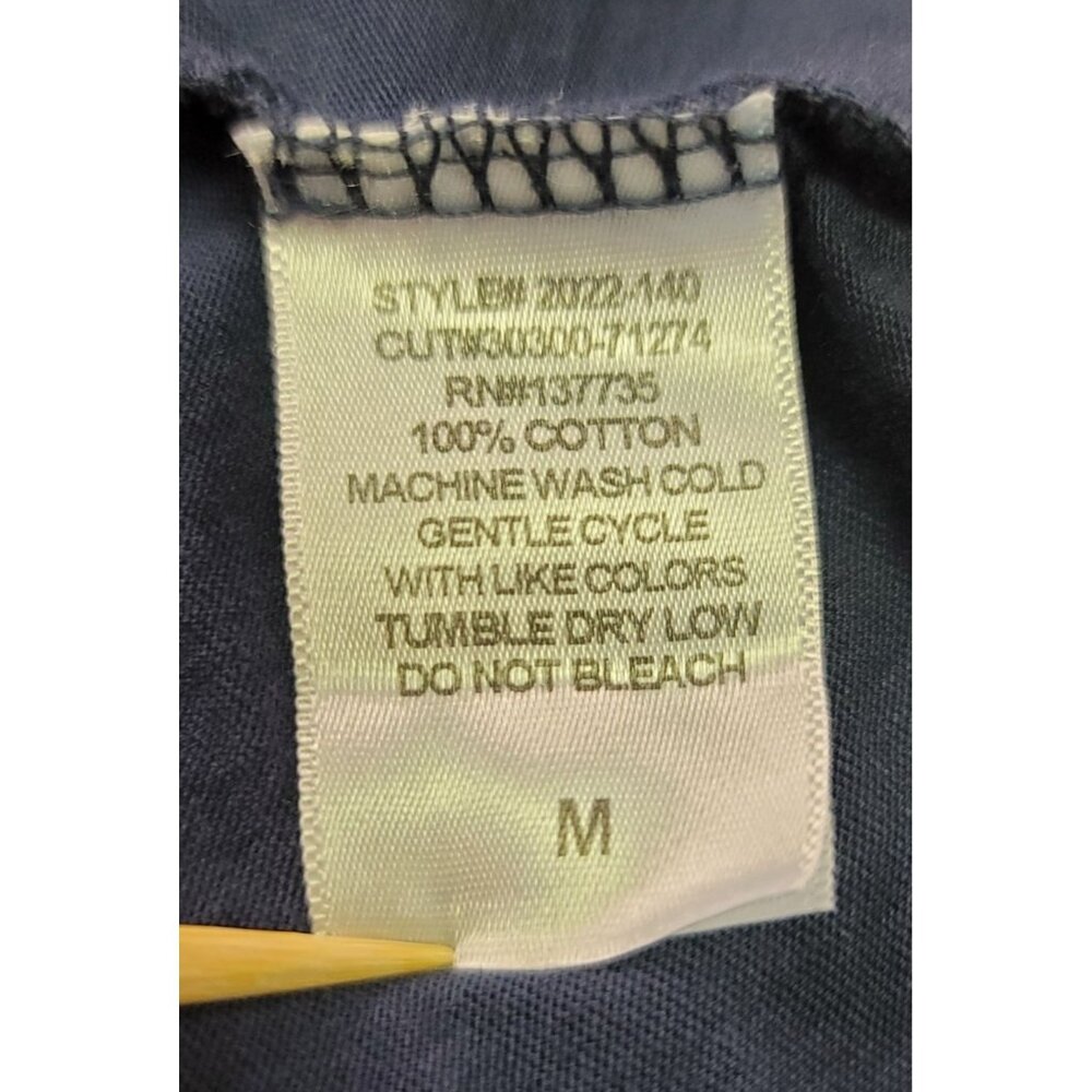 Rock & Roll Hall of Fame Womens Med PEACE DOVE IN THE CLOUDS Graphic Ombre Tee - Picture 6 of 7